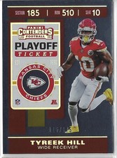 2019 Panini Contenders Tyreek Hill Silver Foil SP/175 #40 KC Chiefs Dolphins