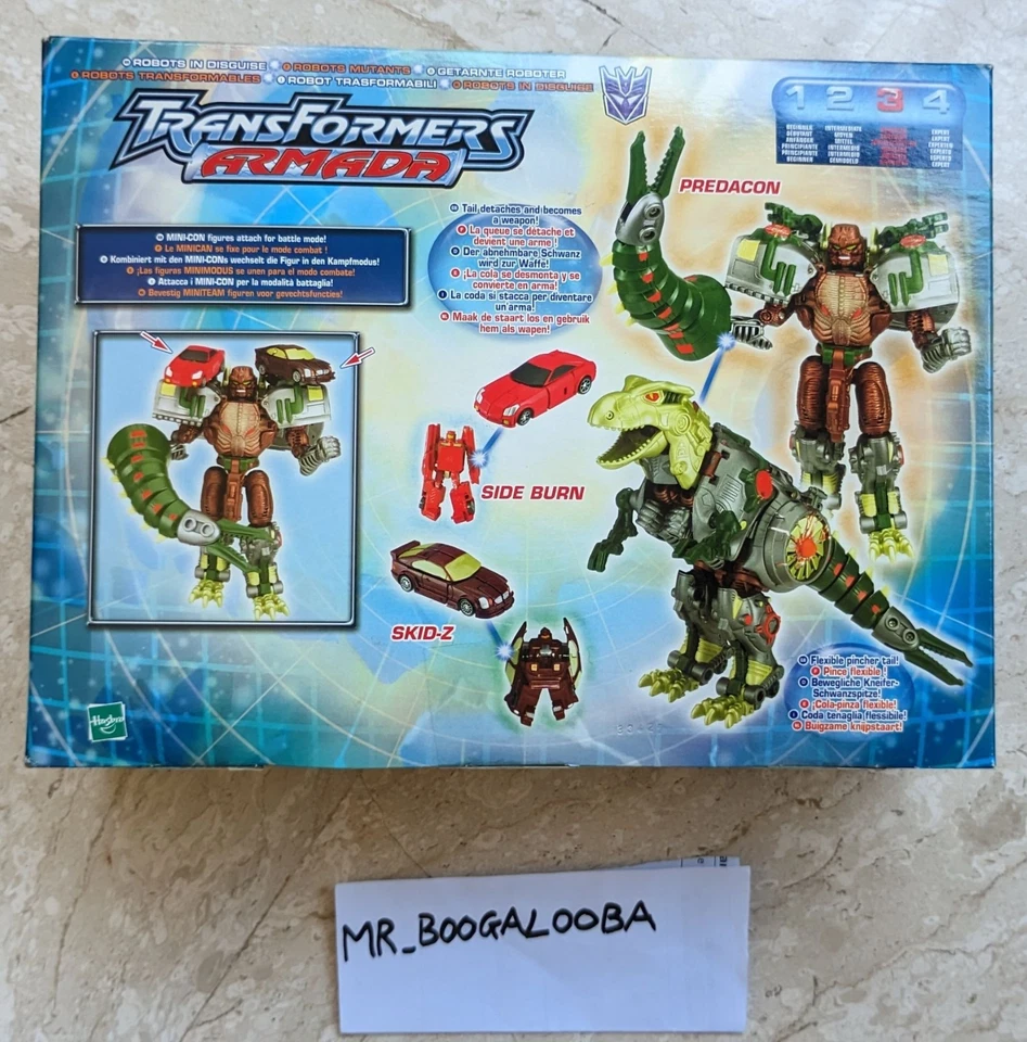 Transformers Armada Predacon Transmetal Megatron redeco 2003 MISB  - Imagen 4 de 4