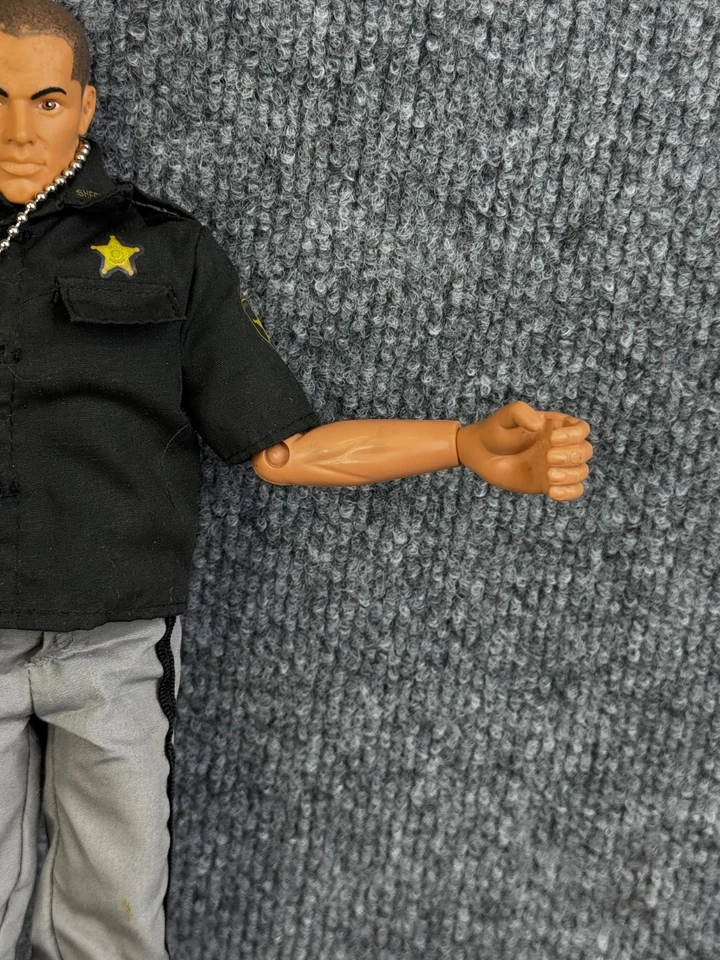 Hasbro G.I. 1998 vintage Figura de acción suelta Joe 12" Posable Sheriff de colección Foto 4 de 4