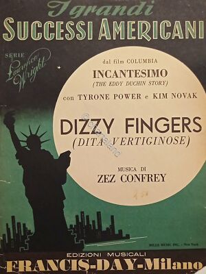 Sheet Music - Dizzy Fingers by Zez Confrey - 1961