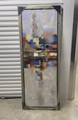 painting Liu Jian abstraction 30 *75  framed. new