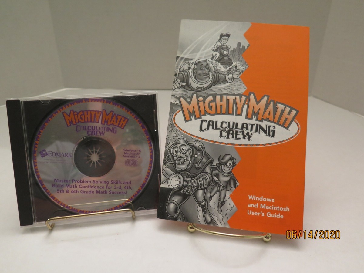 Edmark Mighty Math Lot - Zoo Zillions, Number Heroes, Cosmic