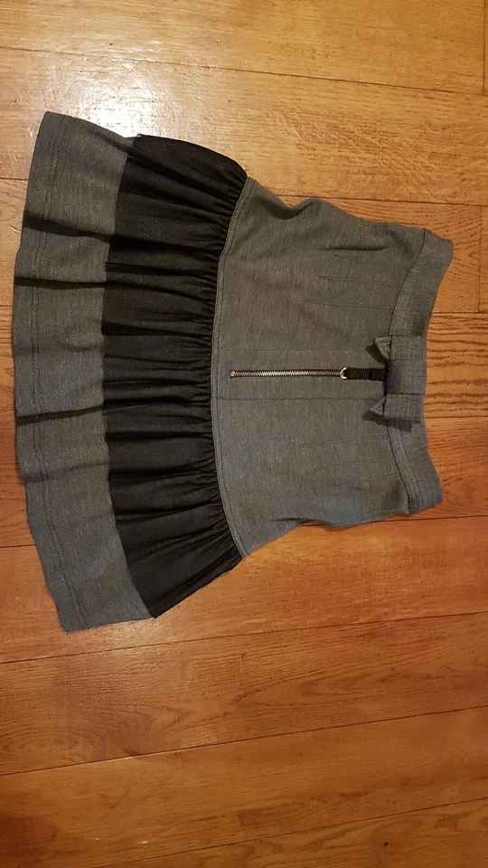 Minifalda Luella Boxy Volantes Lazo Lana UK8 Foto 2 de 2