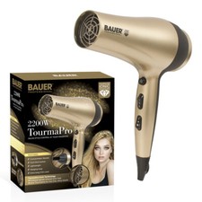 Image of Bauer 2200W TourmaPro Hair Dryer / Salon Quality / Concentrator Nozzle