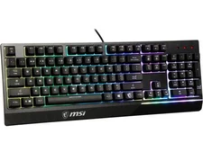 MSI Vigor GK30 USB Wired Gaming Keyboard with RGB Backlight and Water Repellent,