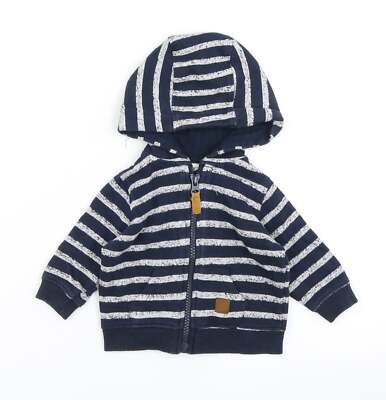 Wiegenlied Jungen blau gestreifte Jacke Größe 0-3M