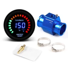 2'' 52mm Digital Water Temp Temperature Gauge w/34mm Joint Pipe Sensor Adapter