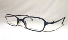 L.A. Eyeworks AXLE, New Old Stock 1997', Blue 458 metal Eyeglass frame, NEW