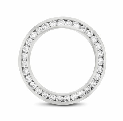 2CT Channel Set 18KW Diamond Bezel For 26MM Rolex Date, Datejust Superior