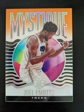 2020-21 Panini Illusions Basketball - Joel Embiid Mystique Orange #4 - 76ers