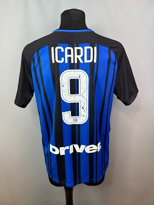 INTER MILAN 2017 2018 ICARDI HOME SHIRT FOOTBALL SOCCER JERSEY