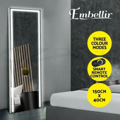 Led Full Length Mirror 1 5m Standing Floor Makeup Wall Lights Standing Floor Makeup Wall Mirror Lights
