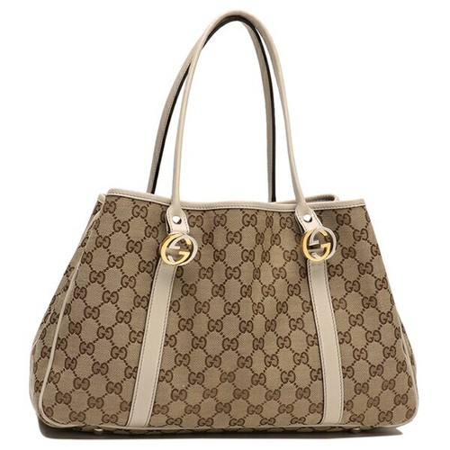 GUCCI GG Tote Borsa a Tracolla Tela GG TWINS GG Gancio Cintura Modello  Beige No.6910 | eBay