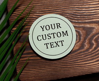 Personalisiertes rundes Schild | Holzschild | rundes Türschild | individuelles Schild Holz