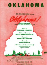 "OKLAHOMA" by Richard Rodgers Oscar Hammerstein II - 5 Pages - Circa 1943