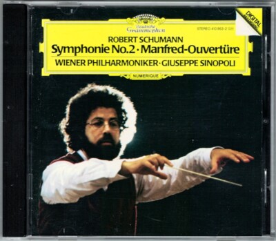 Giuseppe SINOPOLI: SCHUMANN Symphony No.2 Manfred Overture CD Wiener Ph Sinfonie