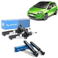 Kit 4 Ammortizzatori Sachs Anteriori Posteriori per Fiat Grande Punto 199 Evo 