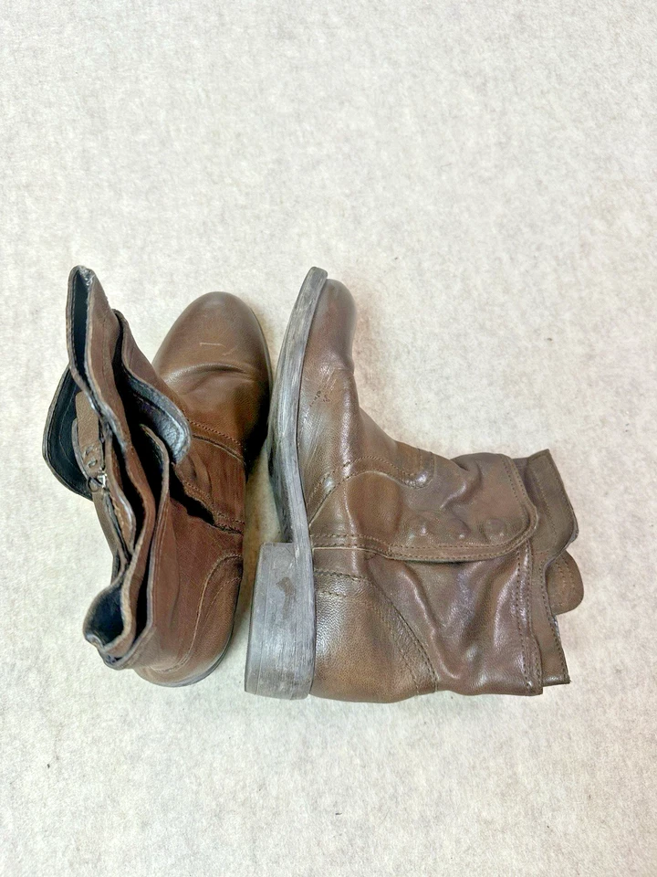 Botas Vera Wang Mujer Marrón Cremallera Talla 9.5M Foto 4 de 4