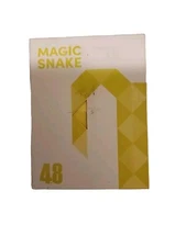 Magic Snake Cubes 48 Pieces, 3D Montessori Puzzles Brain Teaser Toy Education
