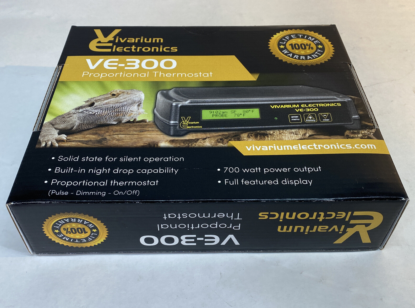 Vivarium Electronics VE300 Thermostat Bearded Dragon Crested Gecko