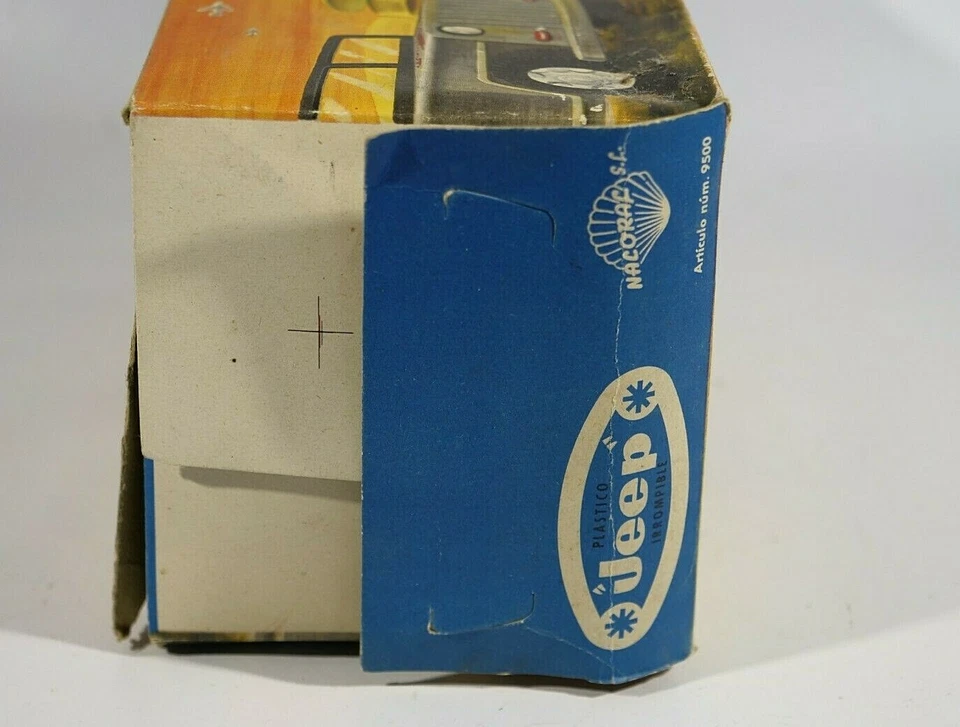 NACORAL Spagna N° 9500 JEEP US ARMY Corazzata In Plastica 22 Cm In Scatola - Immagine 3 di 4