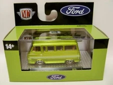 1965 '65 FORD FALCON CLUB WAGON GREEN R75 M2 MACHINES DIECAST 2024