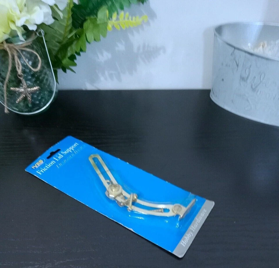 Ives By Schlage Steel Brass Friction Lid/Door Support 70° Angle Left Side  - Image 2 of 4