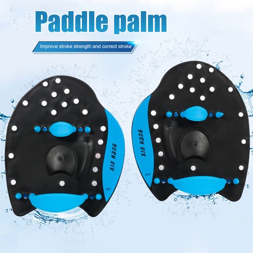 Pagaie per nuoto Pinne Pinne Nuoto Sport acquatici Guanti palmati a mano (Blu S) - Foto 6 di 7