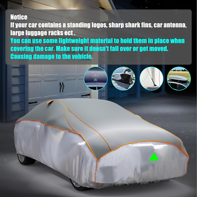 Hail Protector Car Cover For Skoda Rapid (2012-2020),Car Covers For Automobiles,5-Layer Thickened Cotton, Anti-Hail,Waterproof ,Rainproof,Snowproof,Sun Protection SY124 - View #8