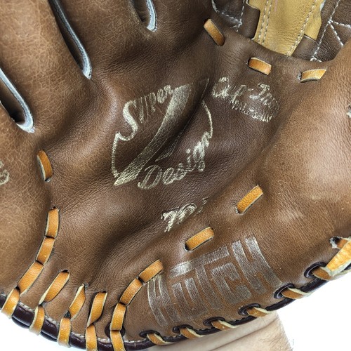 Baseball Mitt Glove HUTCH 701 Super H Design Rawhide LHT Leftie SEE Measurements - Picture 2 of 12