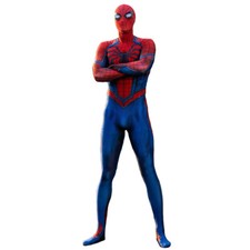 PS4 Spider-Man Jumpsuit Spiderman Cosplay Costume Halloween Party Adult/Kids New