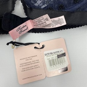 Agent Provocateur Macey Navy Black 32D/3 Set NWT $1,350 *SALE*