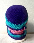 Pink Multicolor Crochet Granny Squared Bucket Hat — photo 4