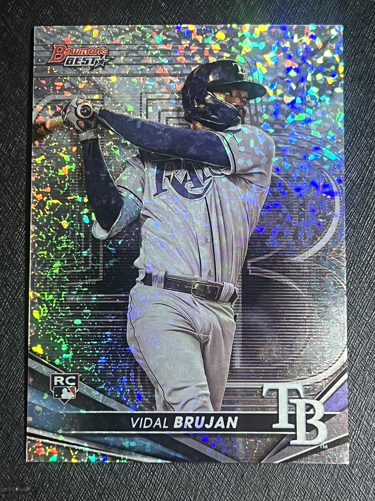 Vidal Brujan 2022 Bowmans Best Mini-Diamond Refractor Rookie RC /299 Rays 1A