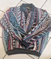 Vintage Tosani  Coogii 3 D Biggie Style  made in Canada size M Sweater