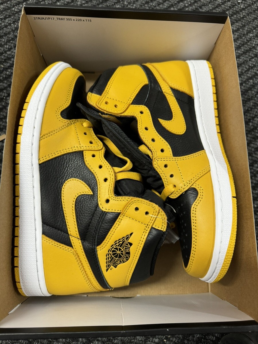 Jordan 1 Retro OG High Pollen POLLEN/BLACK-WHITE 555088-701 Size 7