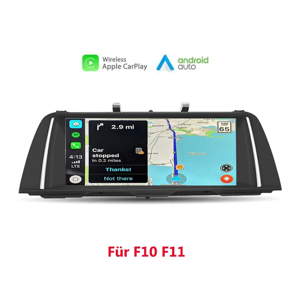 10.2" Android 13 Autoradio GPS Navigation Carplay für BMW F10 F11 NBT 2013-2016 - Bild 2 von 4