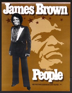 James Brown People Album Vintage 1980 Promo Poster Ebay
