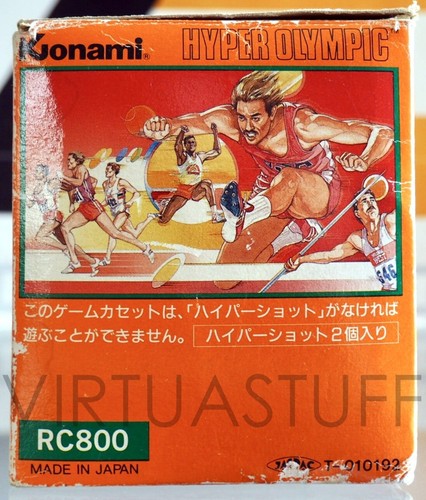 KONAMI HYPER OLYMPIC SET, NINTENDO FAMICOM, ESCLUSIVE JAPAN MARKET, GAMER CONDIT - Picture 2 of 11