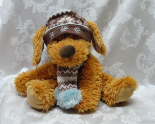 St. Jude COLBY 2009 Hugfun Int'l Inc 14" Floppy Soft Plush Brown Vintage Dog Ear - Picture 1 of 7