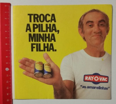 Aufkleber/Sticker A4: Ray-O-Vac as amarelinhas - Troca A Pilha Minha (14041697)
