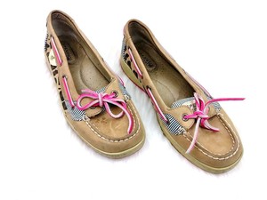 pink sperrys women's