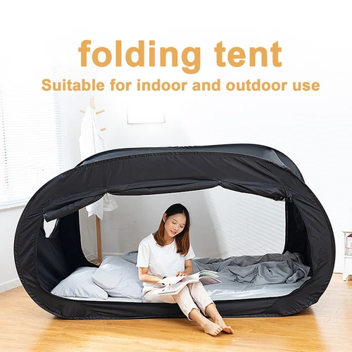 Privacy Tent Integrated Bed Curtain And Mosquito Net Outdoor Blackout Fold Tent - Picture 7 of 16