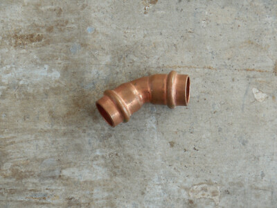 *** Neu, Pressfitting Kupfer D=15 mm, 45° ***