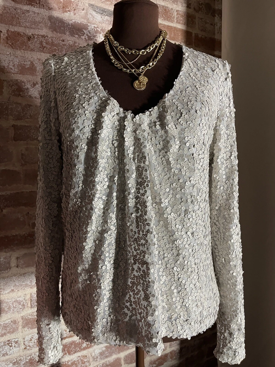 Off white sequin top new arrivals