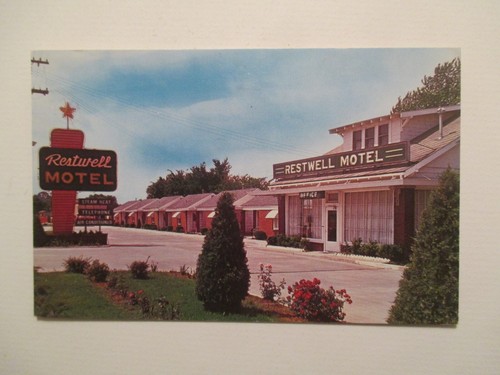 Springfield Missouri Postkarte Restwell Motel MO - Bild 1 von 2