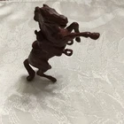 Marx 3” original 1950/60's brown colored rearing saddled horse as shown