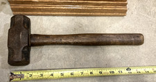 Vintage Warwood 4 lb Sledge Hammer 14-1/4" Wood Handle Blacksmith Sledgehammer