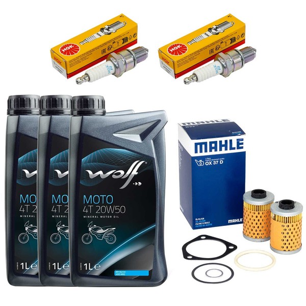 Inspektion ÖLfilter ÖL 3L Set ZüNdkerzen FüR Bmw R 80 Gs /7 R Rt St R80 1977-95-image