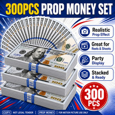 100 Dollar Bills Prop Motion Picture Money 30,000 Total Video Photo Prop Cash